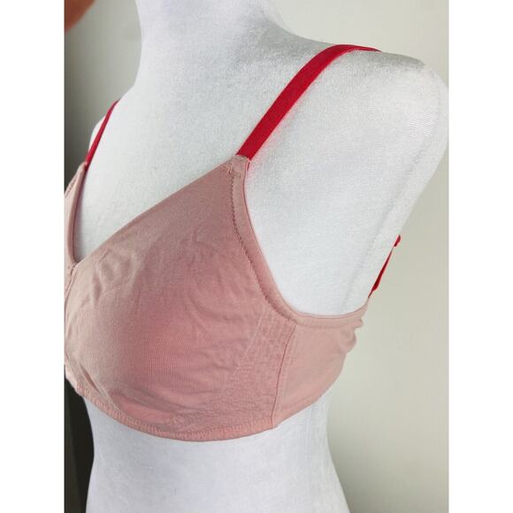 Zivame Pink Cotton No Underwire Bra Size 34C (976) - Picture 3 of 6